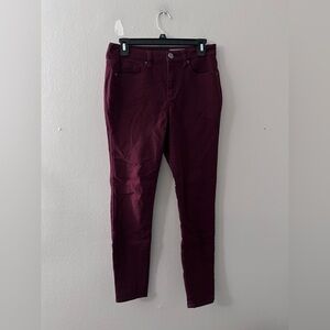 Burgundy High Waisted Aeropostale Jegging